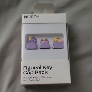 North Key Pack Stars and Moon: Flexible PVC & ABS Computer Accessories